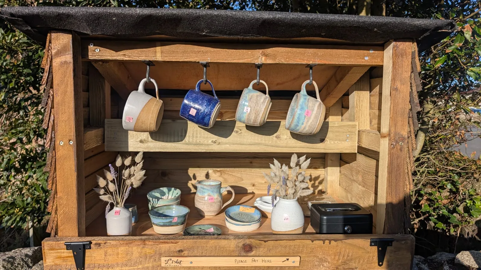 L'Islet Pottery stall